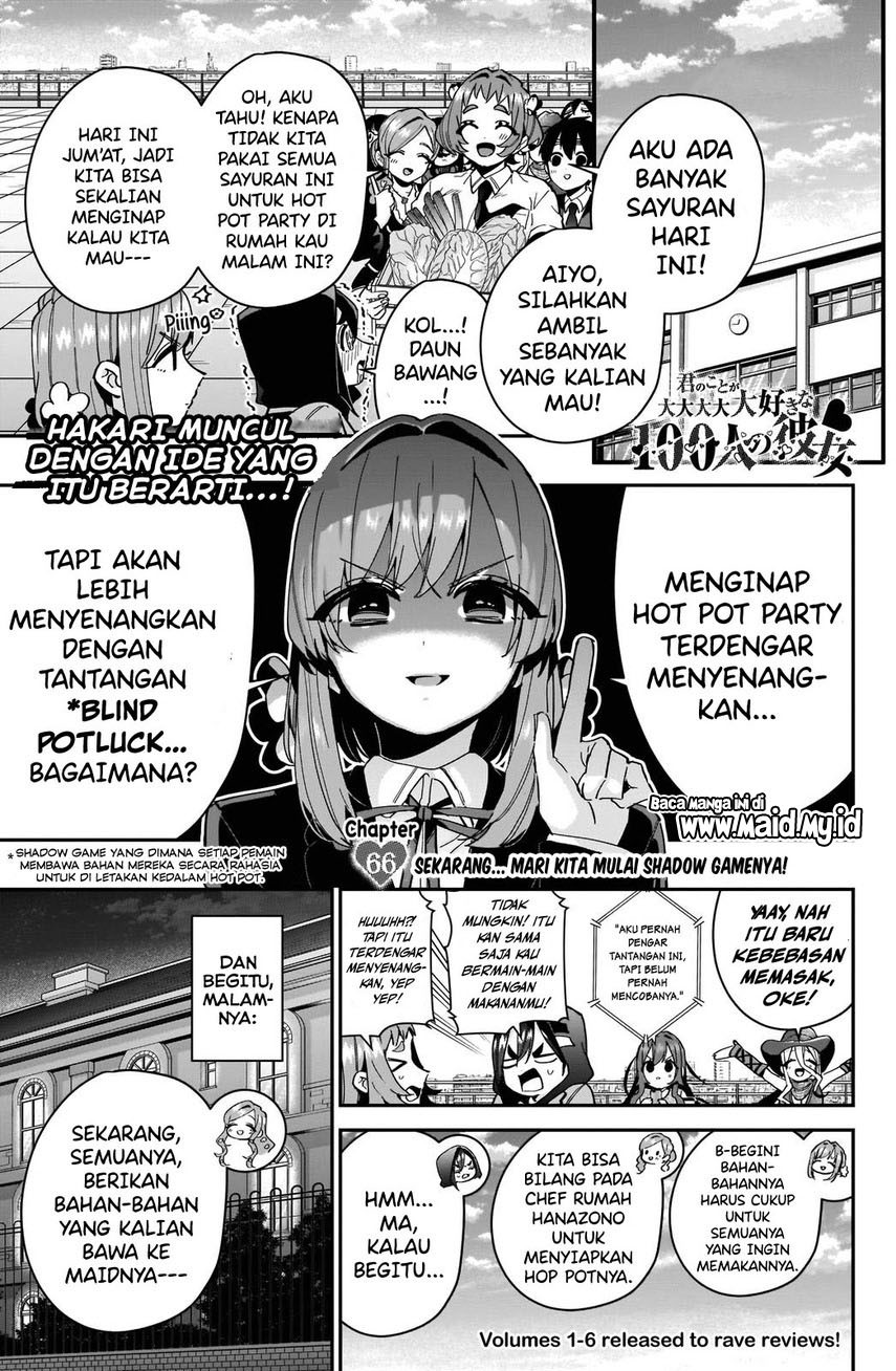 Kimi no Koto ga Dai Dai Dai Dai Daisuki na 100-ri no Kanojo Chapter 66 Gambar 3